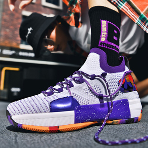 Nouveau Offre Spéciale Hommes Chaussures <span class=keywords><strong>de</strong></span> <span class=keywords><strong>Basket</strong></span>-Ball Décontracté Maille Respirant Lacets Baskets <span class=keywords><strong>de</strong></span> Running Pour <span class=keywords><strong>Femme</strong></span> Baskets - Product Image 2