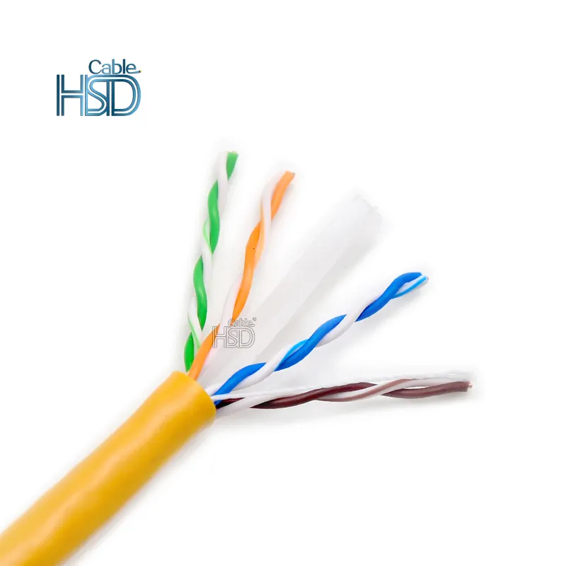 สายแลน Cat7 Cat6A ในร่มกลางแจ้งสำหรับ Cat5e แลนอีเทอร์เน็ต Cat6สายเคเบิลเครือข่ายยาว305เมตร