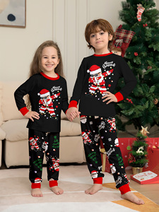 Pijamas Personalizados de Natal S - 4XL para Outono/Inverno, Conjunto de Manga Longa para Família, Roupas de Natal para Família - Product Image 5