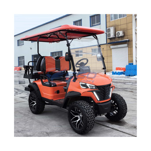 Carritos de Golf Eléctricos de Alta Calidad a Precio de Fábrica, 4 Plazas, Personalizados, Todoterreno, Vehículo de Recepción, Carrito de Golf de Patrulla - Product Image 1