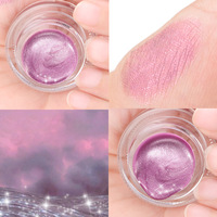 Fard à paupières scintillant vegan longue tenue personnalisé avec logo de marque privée, maquillage en gros, fard à paupières illuminateur haute pigmentation