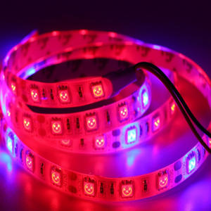 LED Plant Grow <b>Light</b> Strips 5050 Full Spectrum 12V Waterproof Flexible Rope <b>Light</b> for Indoor Vegetables Lettuce Spinach Growth - Product Image 1