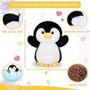 Productos de tendencia 2024 recién llegados pingüino personalizado Animal relleno almohadilla térmica para microondas para calambres período alivio del dolor - Product Image 5