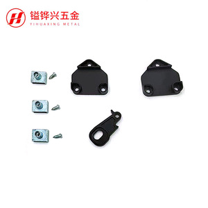 YIHUAXING METAL Furniture <b>Lock</b> 64*41mm Keyless Zinc Alloy Anti-Tilt Aircraft <b>Lock</b> Three-Pronged Easy Installation - Product Image 4