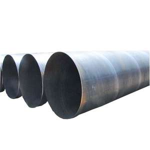 Tubos de acero soldados en espiral laminados en caliente SSAW con tamaño personalizado para la construcción - Product Image 1