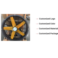 Ventilador Industrial de 900 mm (36 Pulgadas), Metálico, Comercial, de Alta Resistencia, Multivelocidad, de Pie, con Motor de Engranajes, 3 Años de Garantía