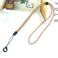 Porte-stylo en dentelle de haute qualité, lanière personnalisée tissée, sangle Jacquard, anneau en Silicone