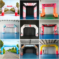 Arche gonflable en tissu Oxford pour événements communautaires, sports de plein air, publicité, décoration, fêtes et usage commercial