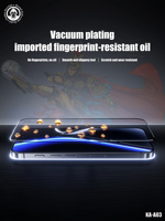 Monkey King IPhone18 Pro/18 Pro Max Protection d'écran en verre trempé incurvé 3D anti-empreintes digitales 9H de dureté HD anti-statique