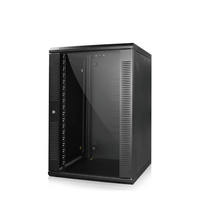 Armoire de serveur extérieure murale en verre noir Ningbo Lepin Data Center IT 42U, rack informatique ouvert pour centre de données