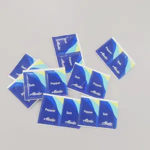 Wholesale Inflight Individual Packing Disposable Table Salt And Pepper Sachet