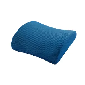 Penutup Jala 3D Promosi Bantalan Punggung Penyangga Lumbar Busa Memori Bantal Punggung Desain Orthopedic Edik Bantal Lumbar untuk Mobil, Nyeri Punggung