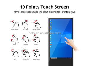 Заводской поставщик комнатный Wi-Fi IPS сенсорный экран киоск 32 43 49 55 65 дюймов цифровой вывески рекламный дисплей киоск - Product Image 5
