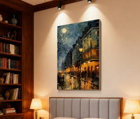 Peinture sur toile artisanale Paysage côtier relaxant, Décoration murale chaleureuse et confortable pour salon et hôtel