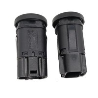 Cache-rond personnalisé pour phare antibrouillard Airfiesta, interrupteur marche/arrêt à bouton-poussoir pour climatisation Ford
