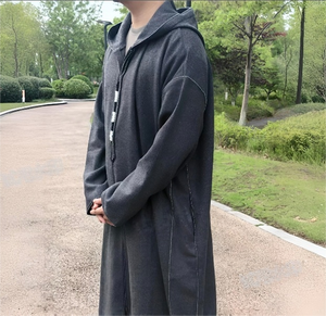 Djellabas marocaines à capuche en mélange de polyester et de laine de luxe, chaudes et élégantes pour l'hiver, occasions spéciales Ramadan Eid - Product Image 1
