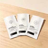 Sachets d'échantillons personnalisés pour lotion, shampoing et soins de la peau, scellés sur 3 côtés, petits sachets plats en aluminium pour emballage miniature