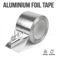 Pita Perekat Aluminium Foil Industri Ideal untuk Menyegel dan Memperbaiki Pipa HVAC Panas dan Dingin, Pita Aluminium Foil Dapur