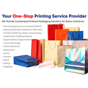 Sacs cadeaux en papier personnalisés de luxe avec poignée pour emballage au détail Accessoires de mode et événements - Product Image 6