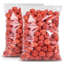 Gefreeze-droogde verse aardbeien Premium gedroogd fruit voor snacks en recepten