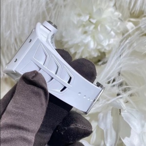 Luxury White Ceramic <b>Skeleton</b> <b>Watch</b> Men Blue Dial <b>Automatic</b> Sapphire Crystal Sport <b>Watch</b> - Product Image 4