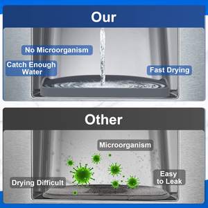 ถาดรองน้ำหยดซิลิโคนสำหรับตู้เย็นแบบใหม่ สามารถตัดและใช้ได้กับตู้เย็นหลากหลายรุ่น - Product Image 4
