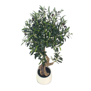 CHUANGFA 120cm en plastique <span class=keywords><strong>olivier</strong></span> artificiel-usage intérieur multi-pièces paquet Thanksgiving et décoration <span class=keywords><strong>de</strong></span> Noël pièce maîtresse <span class=keywords><strong>de</strong></span> mariage - Product Image 4