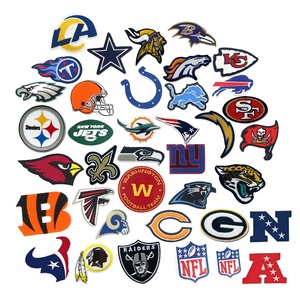 Bóng đá mỹ NFL thể thao thêu ĐộI Logo vá với sắt-on ủng hộ - Product Image 1