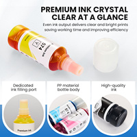 Encre de recharge en vrac à base d'eau pour imprimante jet d'encre EcoTank L8050, compatible avec l'impression photo, 574 Premium Ink, Tinta