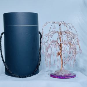 Arbre naturel à sept chakras Reiki guérison pierre précieuse arbre de vie cristal bonsaï Fortune arbre d'argent pour la bonne chance pour les cadeaux - Product Image 3