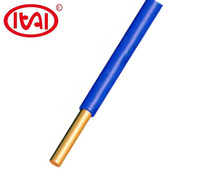Fil électrique monobrin 450/750V en cuivre isolé PVC pour bâtiment, installation facile, prix de gros
