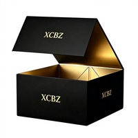 Caja de Regalo Magnética Plegable de Lujo, Embalaje de Cartón Reciclable de Tamaño Personalizado, Caja Magnética con Tapa Magnética