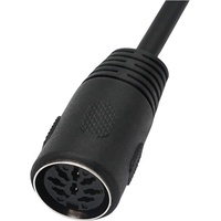 Système Audio de haut-parleur, 0.3m, MIDI Din, 8 broches mâle à 2 femelles, système de contrôle de Signal, Microphone, câble de séparation, usine
