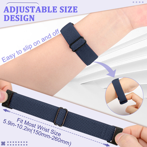 Vente directe d'usine, bracelet de remplacement réglable, bracelet de <span class=keywords><strong>montre</strong></span> <span class=keywords><strong>en</strong></span> nylon élastique pour <span class=keywords><strong>Fitbit</strong></span> Charge 6/<span class=keywords><strong>Fitbit</strong></span> Charge 5 - Product Image 4