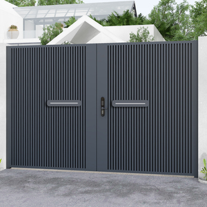 Cancello Scorrevole Moderno in Lega di Alluminio per Villa, Apertura Automatica, Costruzione Durevole in Acciaio Inossidabile, Soluzione Completa per Uso Esterno - Product Image 3