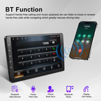 Autoradio Android 9 pouces avec CarPlay sans fil, Android Auto, écran partagé, DSP 48 bandes, navigation GPS, WiFi, radio FM, lecteur multimédia