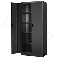 Archivador Metálico Moderno de 2 Puertas de la Fábrica LAKSHYO, Antioxidante, Convertible, de Acero, Ajustable, para Colgar, para Exteriores, Escuela, Hogar