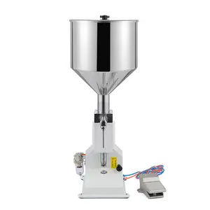 Semi-automatic Cream Filling Machine Vertical Cream And Lotion Dispenser Gel Cosmetic Filling Machine