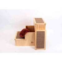 Escalier en bois de haute qualité pour chien, marches pour animaux de compagnie, rampe pour lit avec Design de rangement