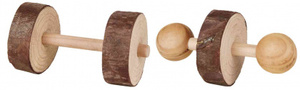 Casa de madera natural para roedores, juguetes para hámster, casa para hámster, escondite <span class=keywords><strong>Trixie</strong></span> - Product Image 2