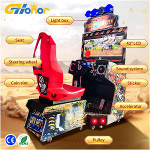 Máquina de Juego de Conducción de Autos Operada con Monedas, Simulador de Máquina de Juegos de Arcade, Juego de Carreras Dirty Driving - Product Image 4