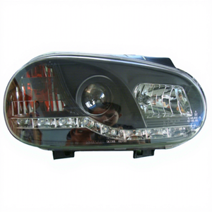 Faro Anteriore per GOLF 4 / Lente e LED <span class=keywords><strong>1998</strong></span> - 2002 Nero 1J1 941 017 Q / 018 Q - 1J1941017Q / 018Q - Product Image 1