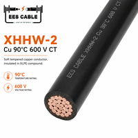 Fil de construction isolé XLPE avec conducteur en cuivre nu 600V XHHW/XHHW-2 # 8 # 6 # 4 # 2 # 1
