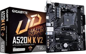 กิกะไบต์ <span class=keywords><strong>A520M</strong></span> <span class=keywords><strong>K</strong></span> V2 (REV.) 1.0) AMD A520 AM4 M ATX เมนบอร์ด DDR4 SATA กราฟิกในตัวพอร์ต USB 2.0 เดสก์ท็อปใหม่ - Product Image 6