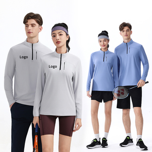 Camisas informales sólidas para gimnasio, ropa de calle, camisa de compresión para hombre, camiseta de gimnasio, ropa activa transpirable para entrenamiento - Product Image 5