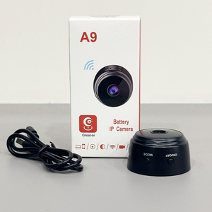 กล้องไร้สาย A9 ความละเอียด 1080p HD พร้อมระบบมองกลางคืน สำหรับความปลอดภัยภายในบ้าน บีบอัดวิดีโอ H.265 เซ็นเซอร์ CMOS ขนาดเล็ก เชื่อมต่อ WiFi รองรับ MicroSD - Product Image 3