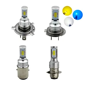 H4 Led H6 BA20D Led H7 P15D Motorcycle Headlight Bulb 12V 6500K Motor LampためOffroad Scooter ATV Motorbike Accessories Lamp