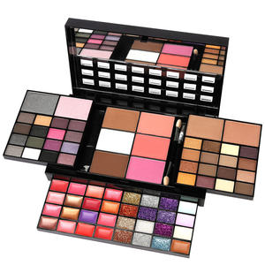 <span class=keywords><strong>Kit</strong></span> <span class=keywords><strong>de</strong></span> Maquillage Complet Hydratant pour <span class=keywords><strong>Femme</strong></span> – 74 Couleurs : Bronzeur, Blush, Enlumineur, Contour, Fards à Paupières – Tous Cosmétiques en Poudre - Product Image 1