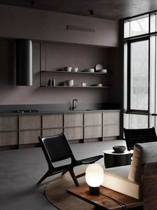 Isla de Cocina con Mesa Extraíble, Muebles de Cocina Comerciales Modernos de Madera, Juego de Gabinetes de Cocina Completos, Muebles para el Hogar - Product Image 3