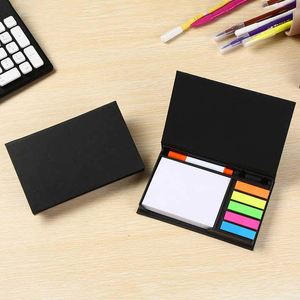 YS965 Promotion <b>Sticky</b> <b>Notes</b> <b>Note</b> Pad Paper Stickers Kraft Paper Rectangular Stick <b>Note</b> Set With Box Memo Pad With Custom Logo - Product Image 4
